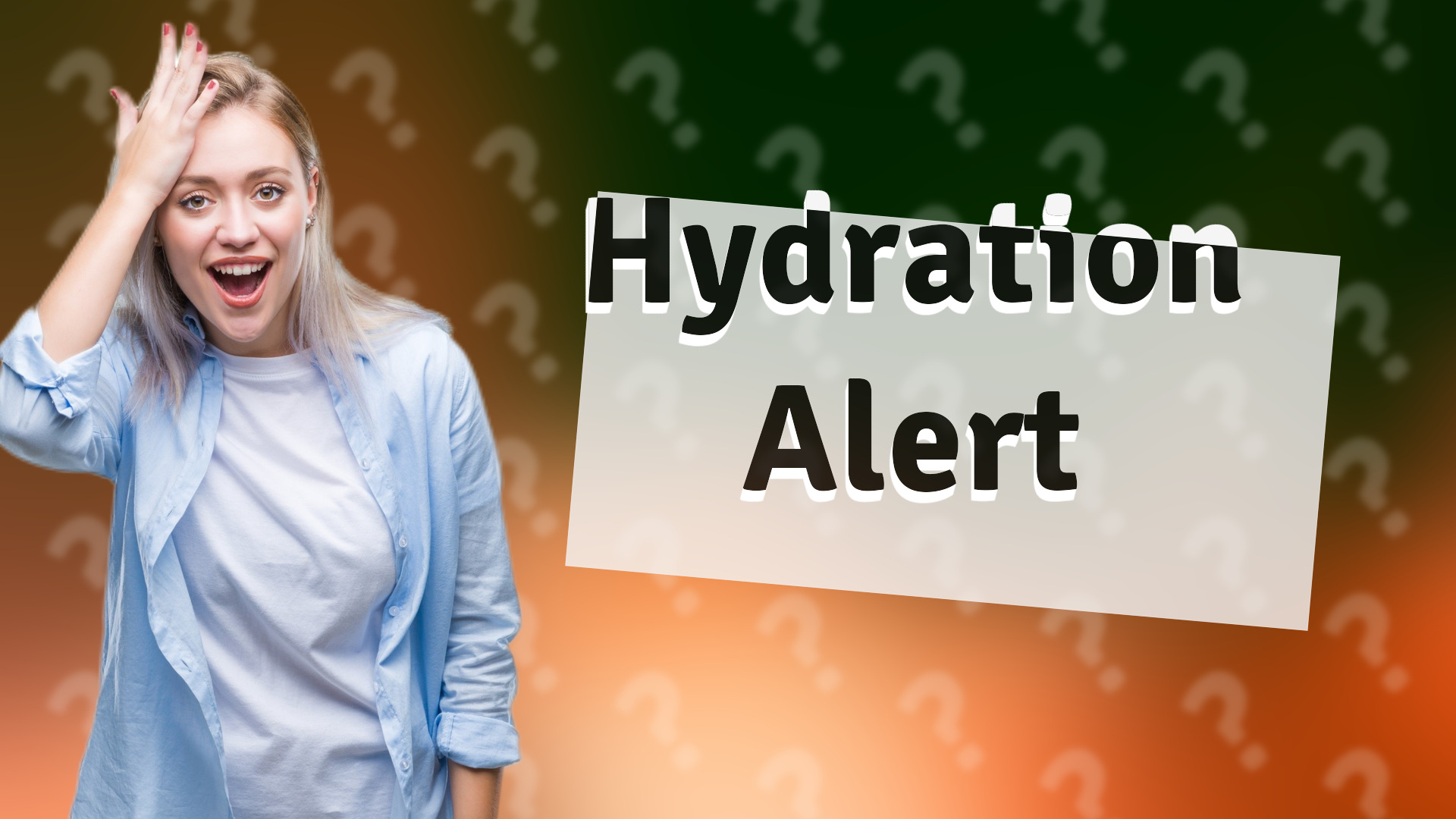 Hydration Alert