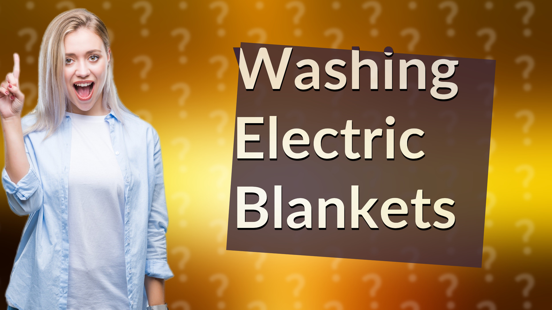 Washing Electric Blankets