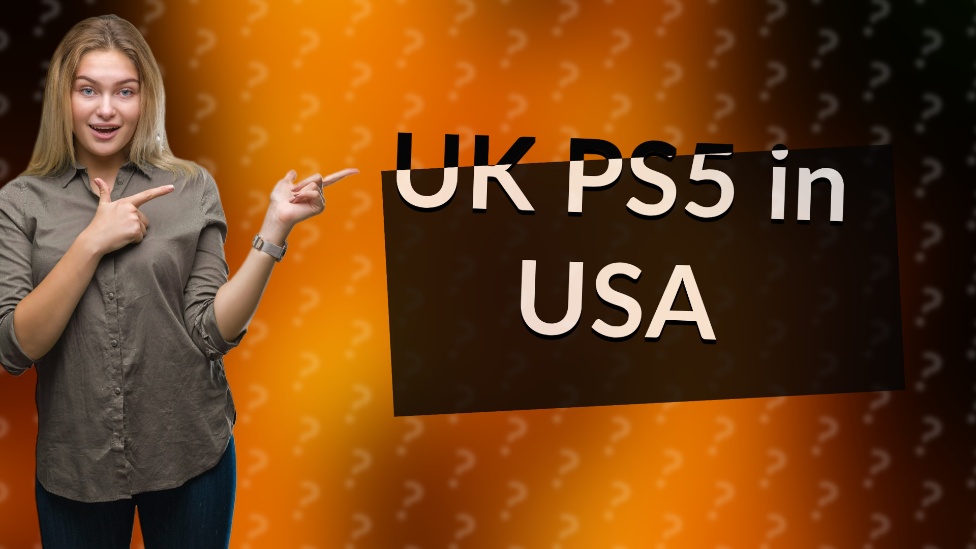 UK PS5 in USA