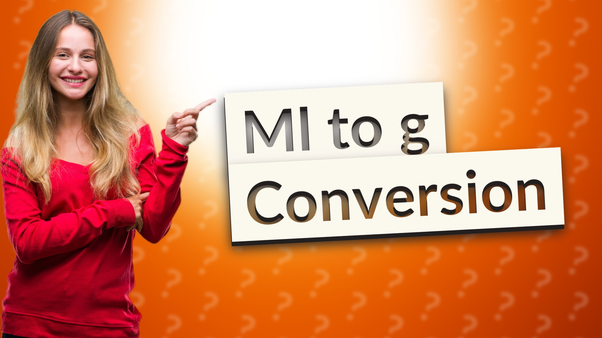 Ml to g Conversion