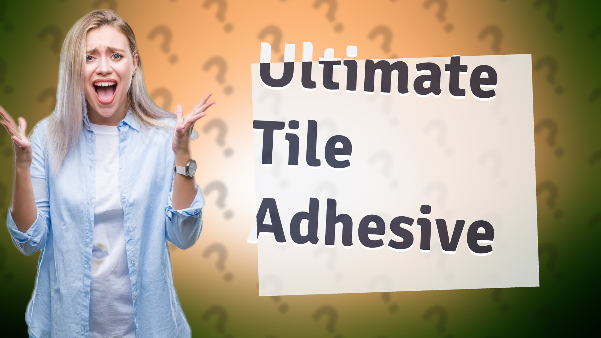 Ultimate Tile Adhesive