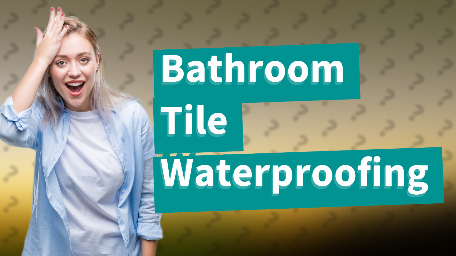Bathroom Tile Waterproofing