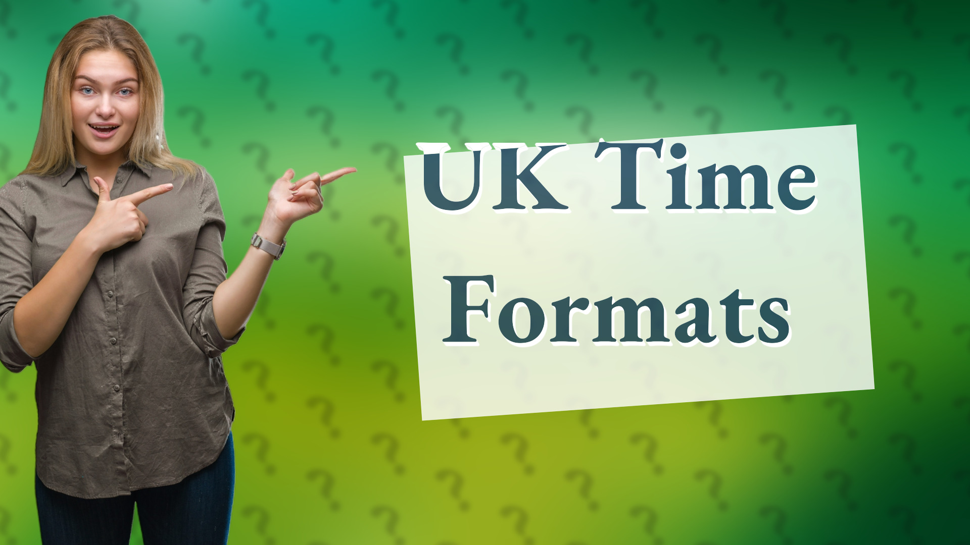 UK Time Formats