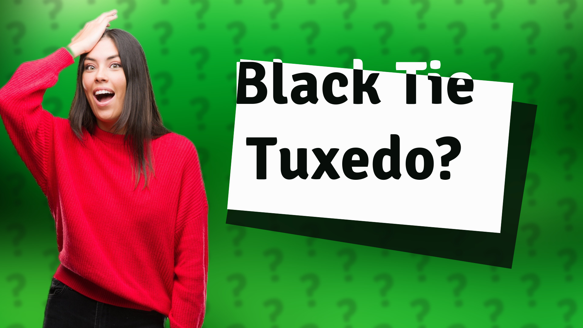 Black Tie Tuxedo?