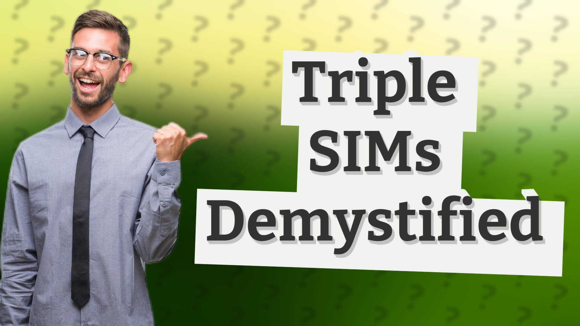 Triple SIMs Demystified