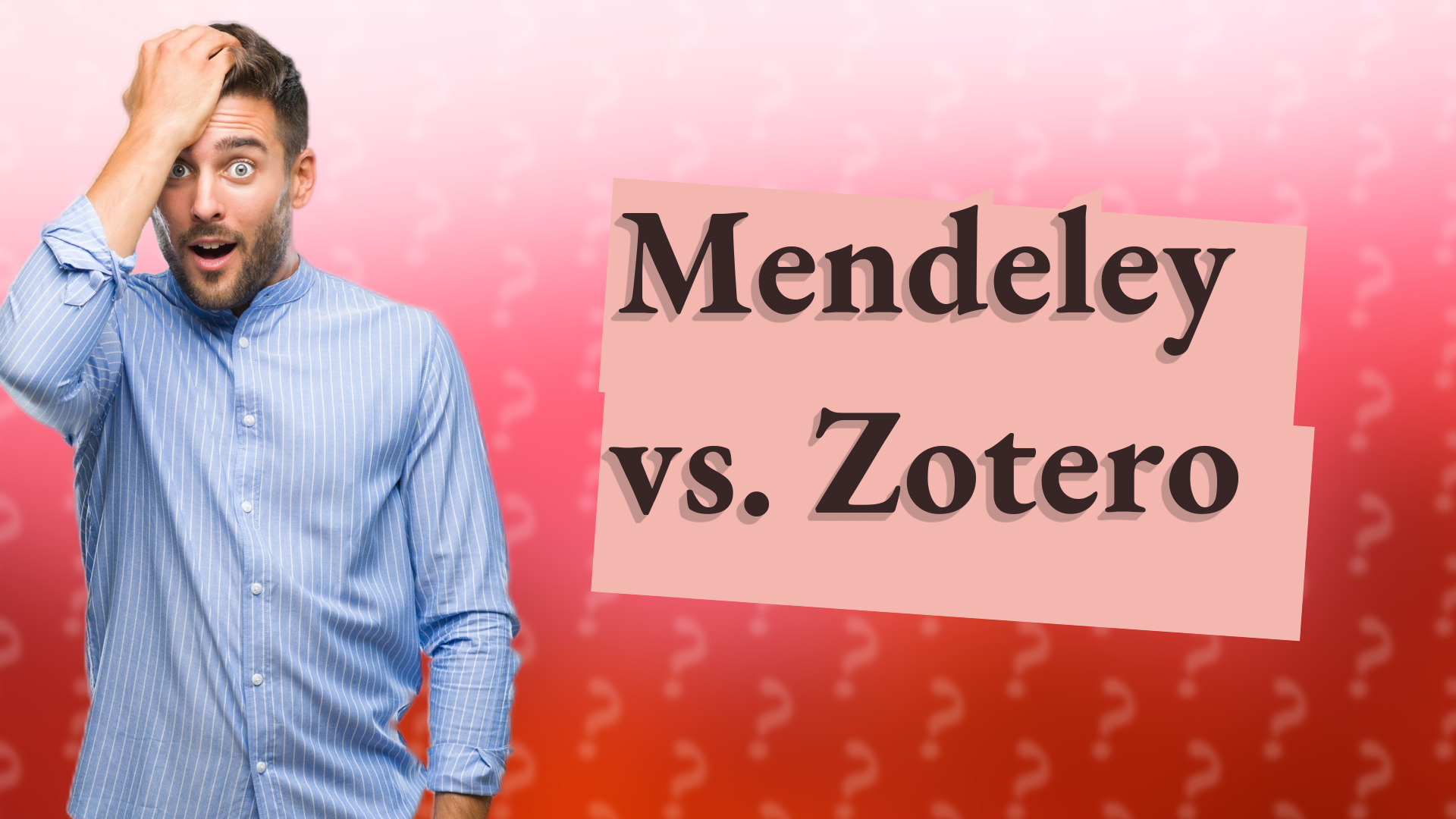 Mendeley vs. Zotero