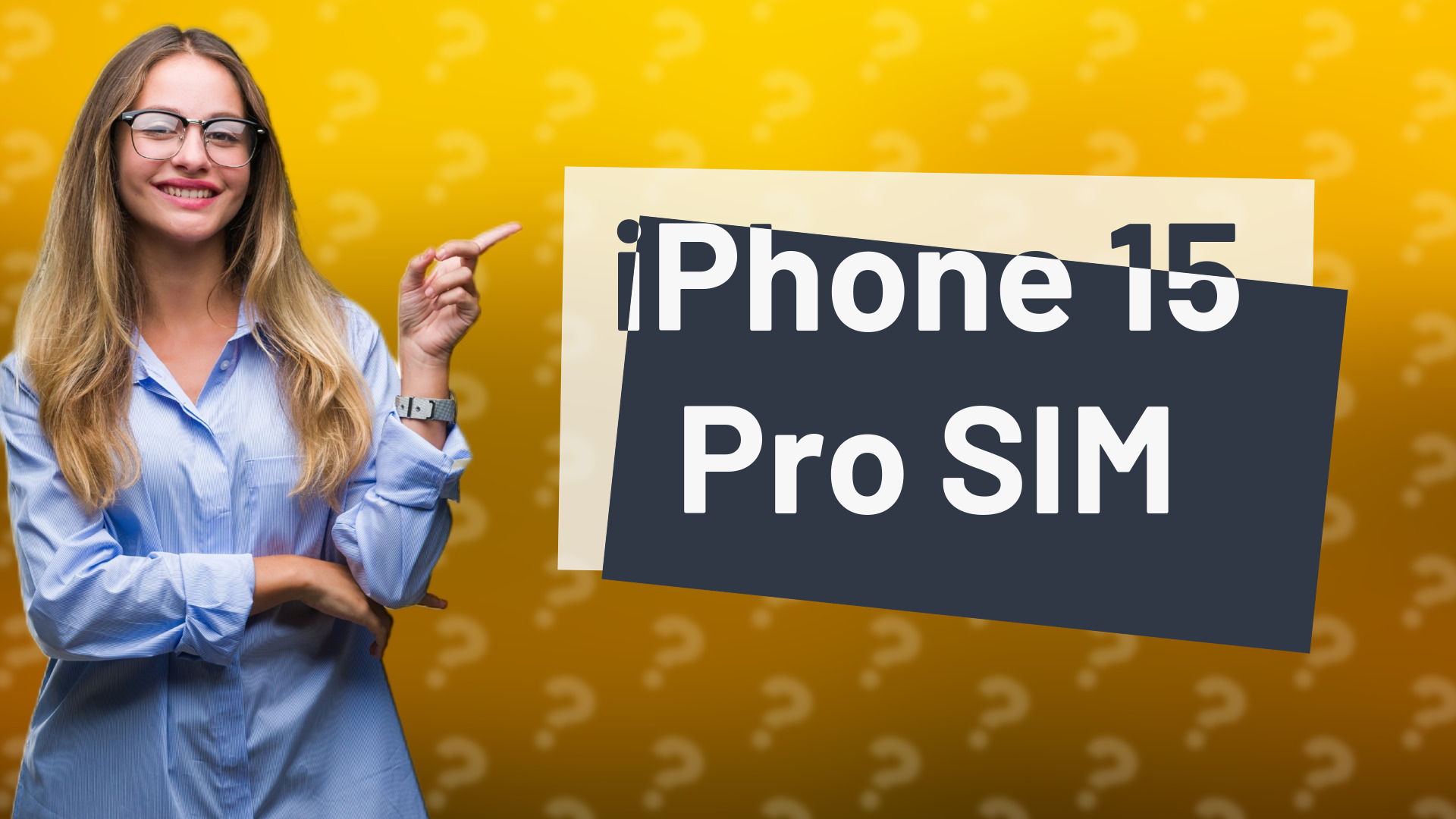 iPhone 15 Pro SIM