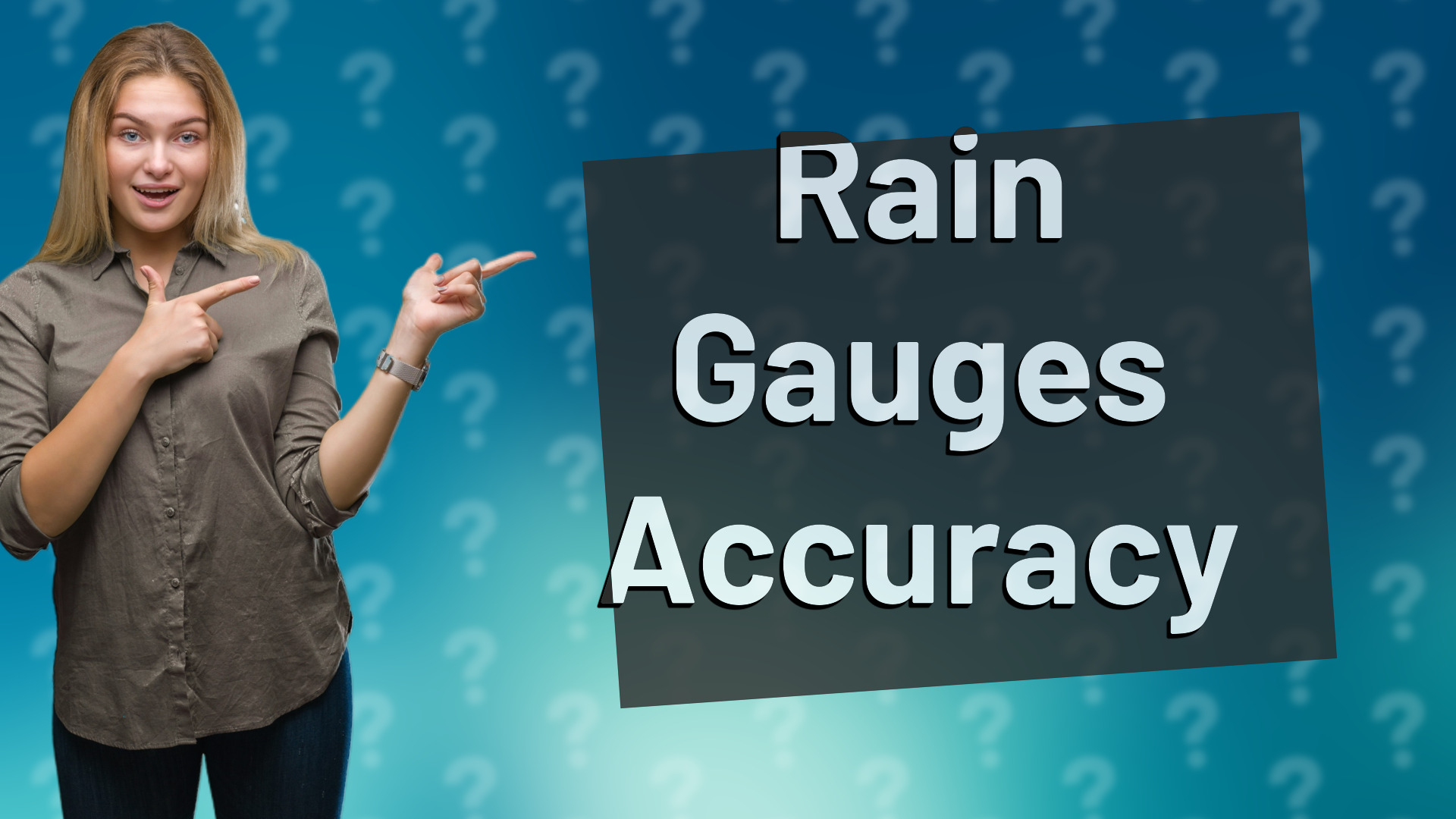 Rain Gauges Accuracy