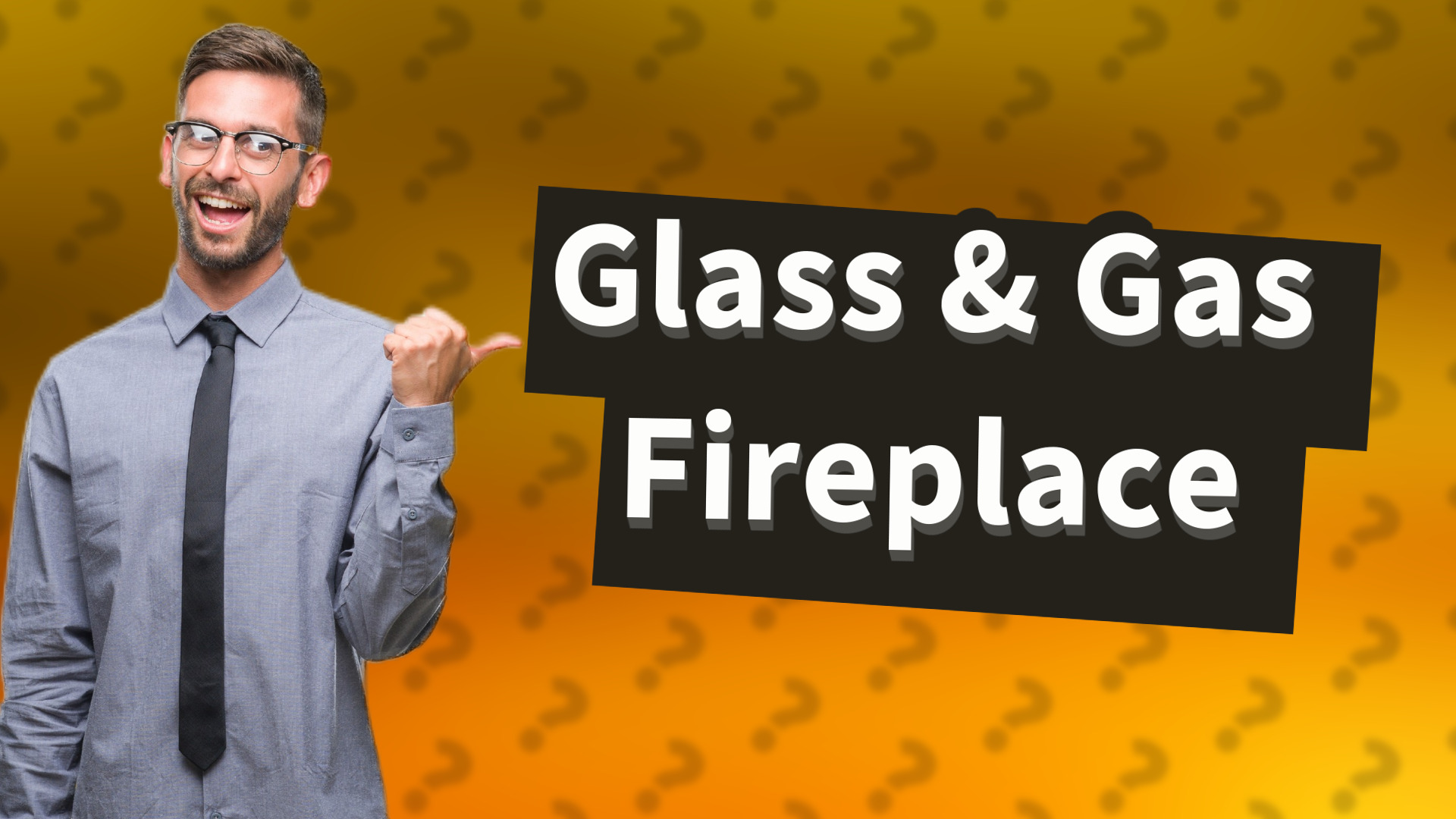 Glass & Gas Fireplace