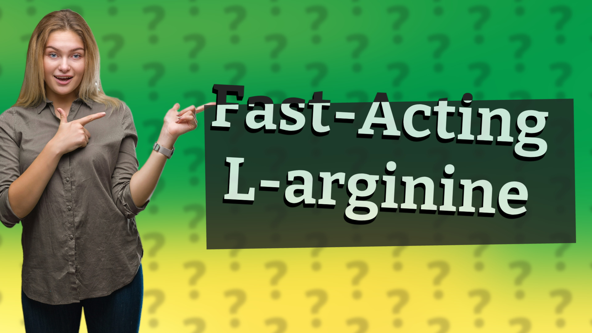 Fast-Acting L-arginine