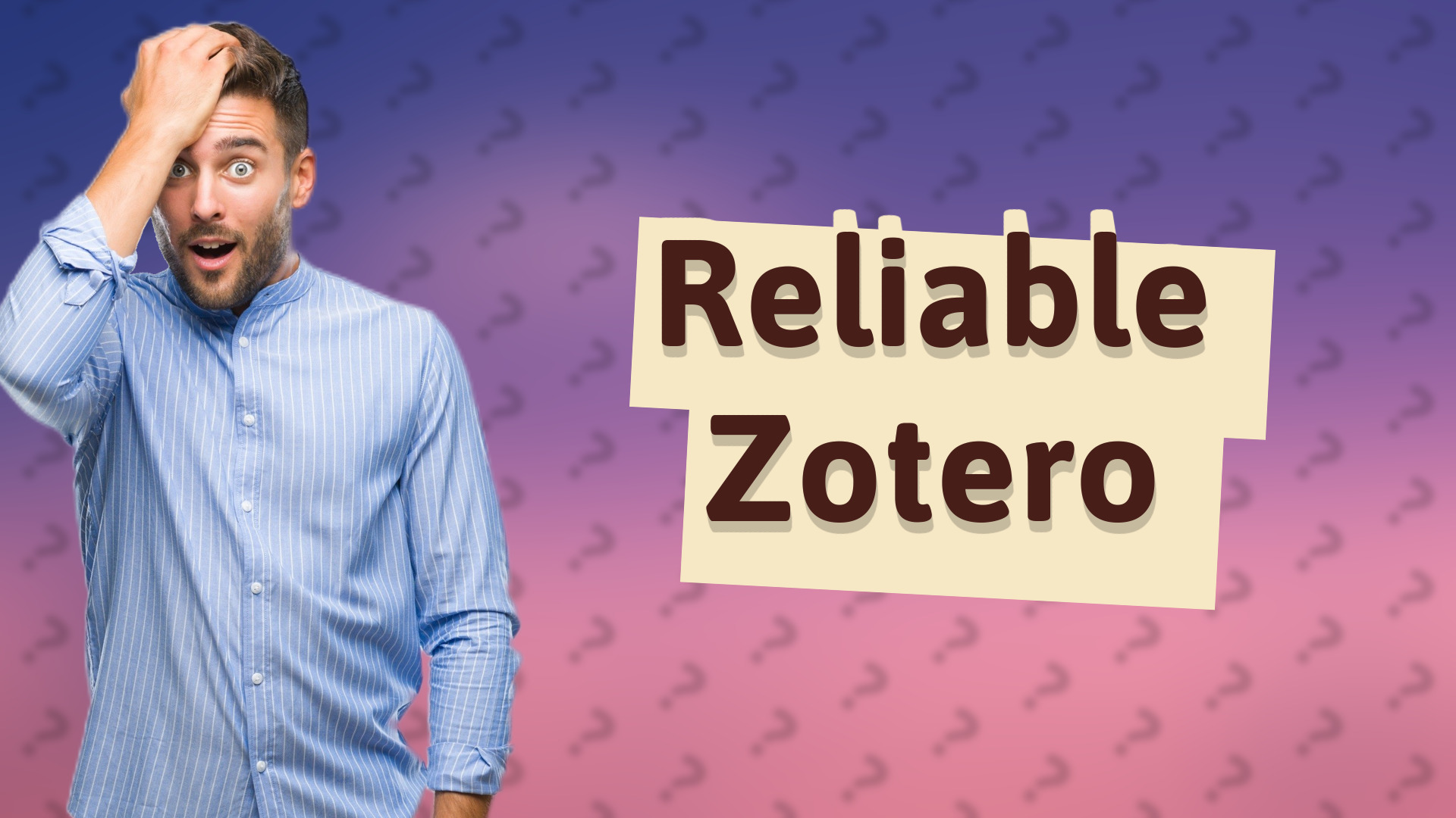 Reliable Zotero