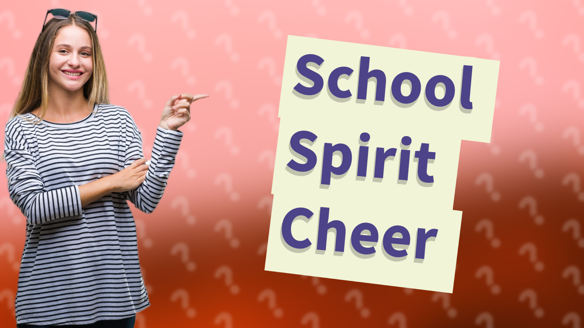 School Spirit Cheer