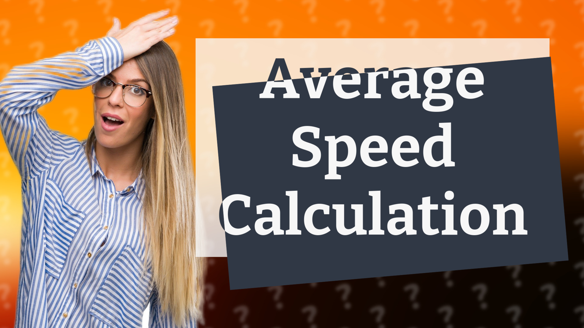 Average Speed Calculation