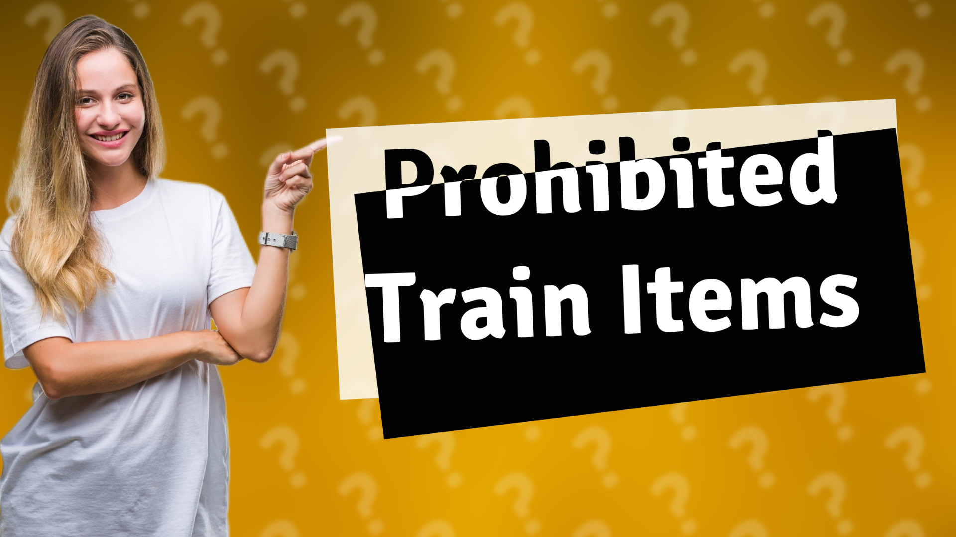 Prohibited Train Items