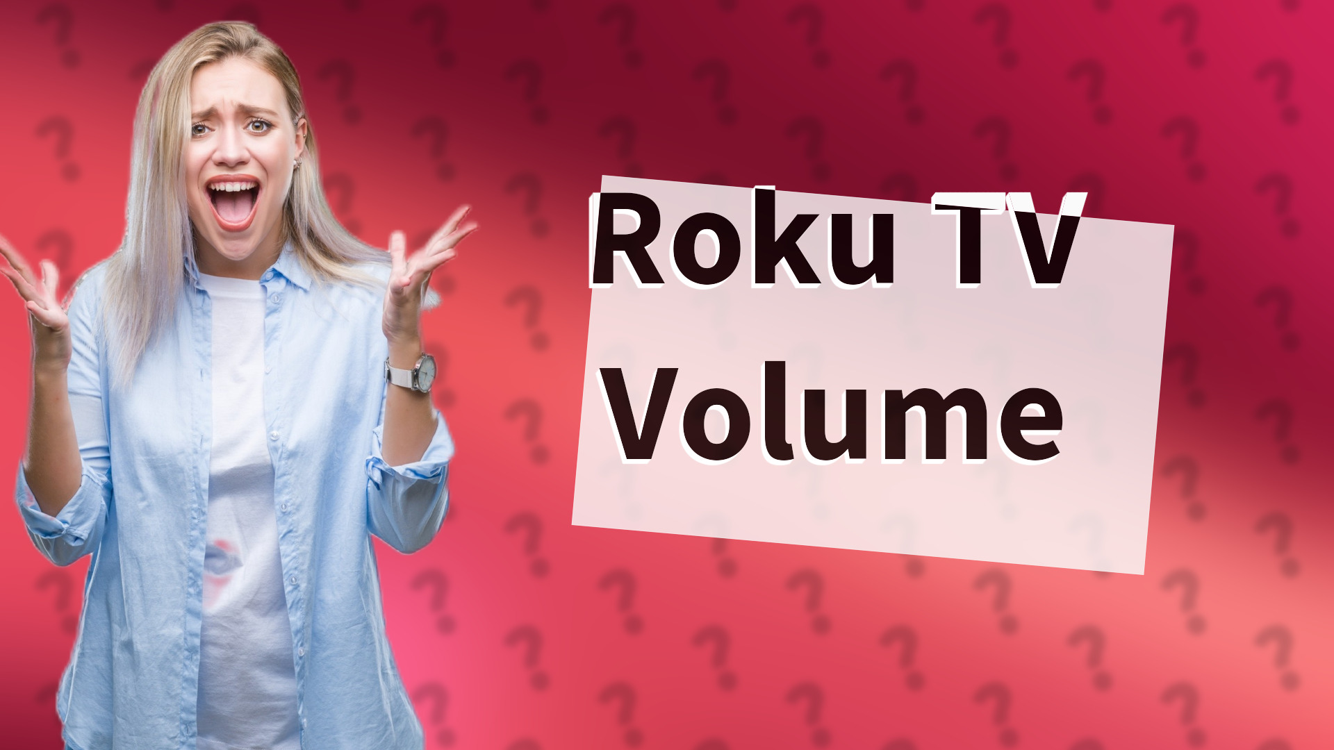 Roku TV Volume