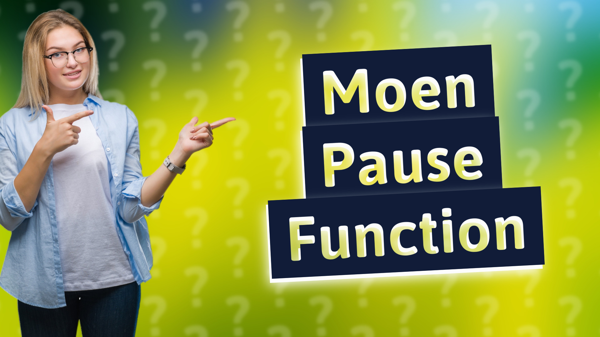 Moen Pause Function