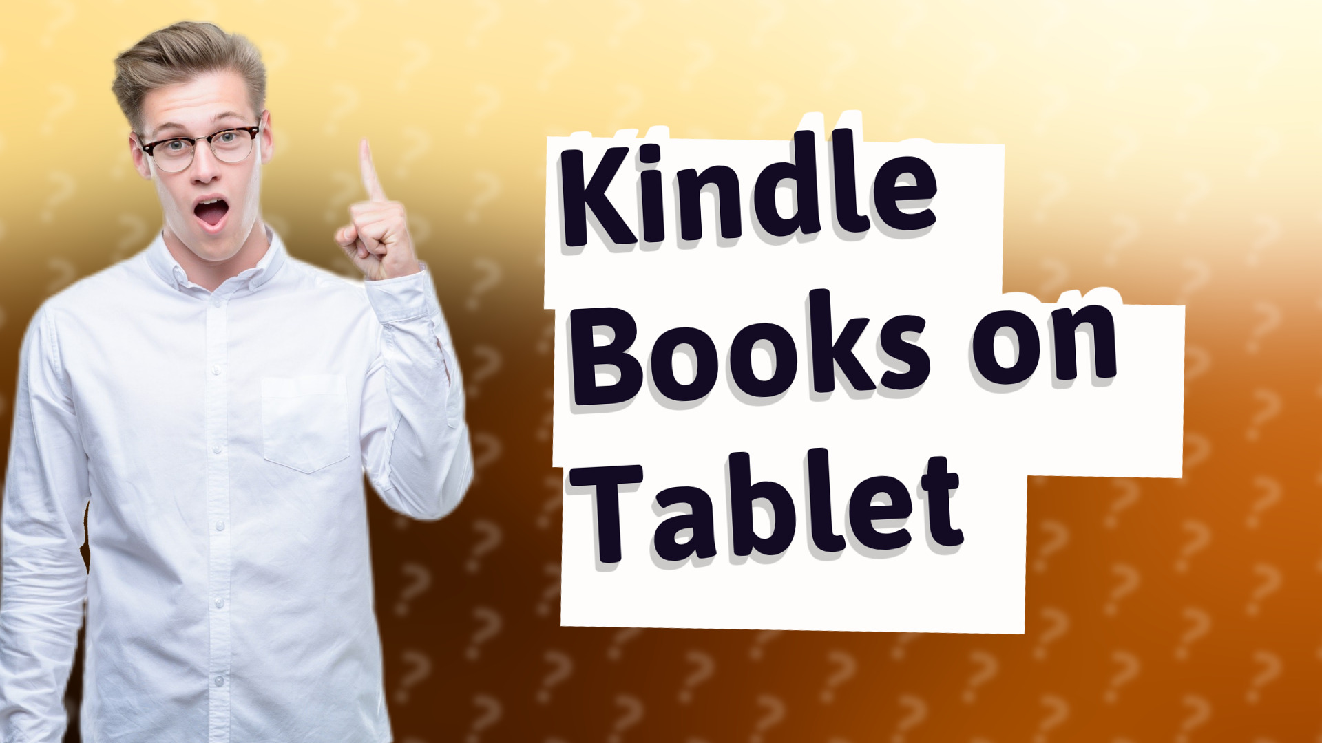 Kindle Books on Tablet