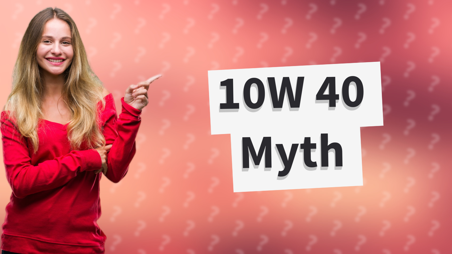 10W 40 Myth