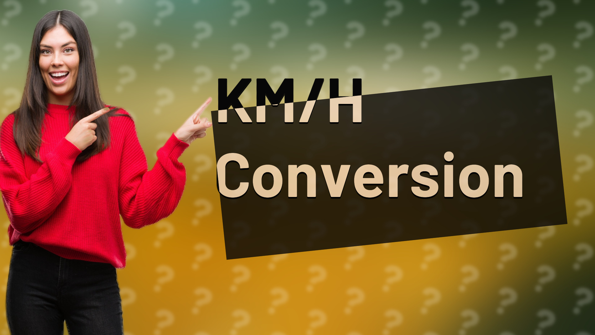 KM/H Conversion