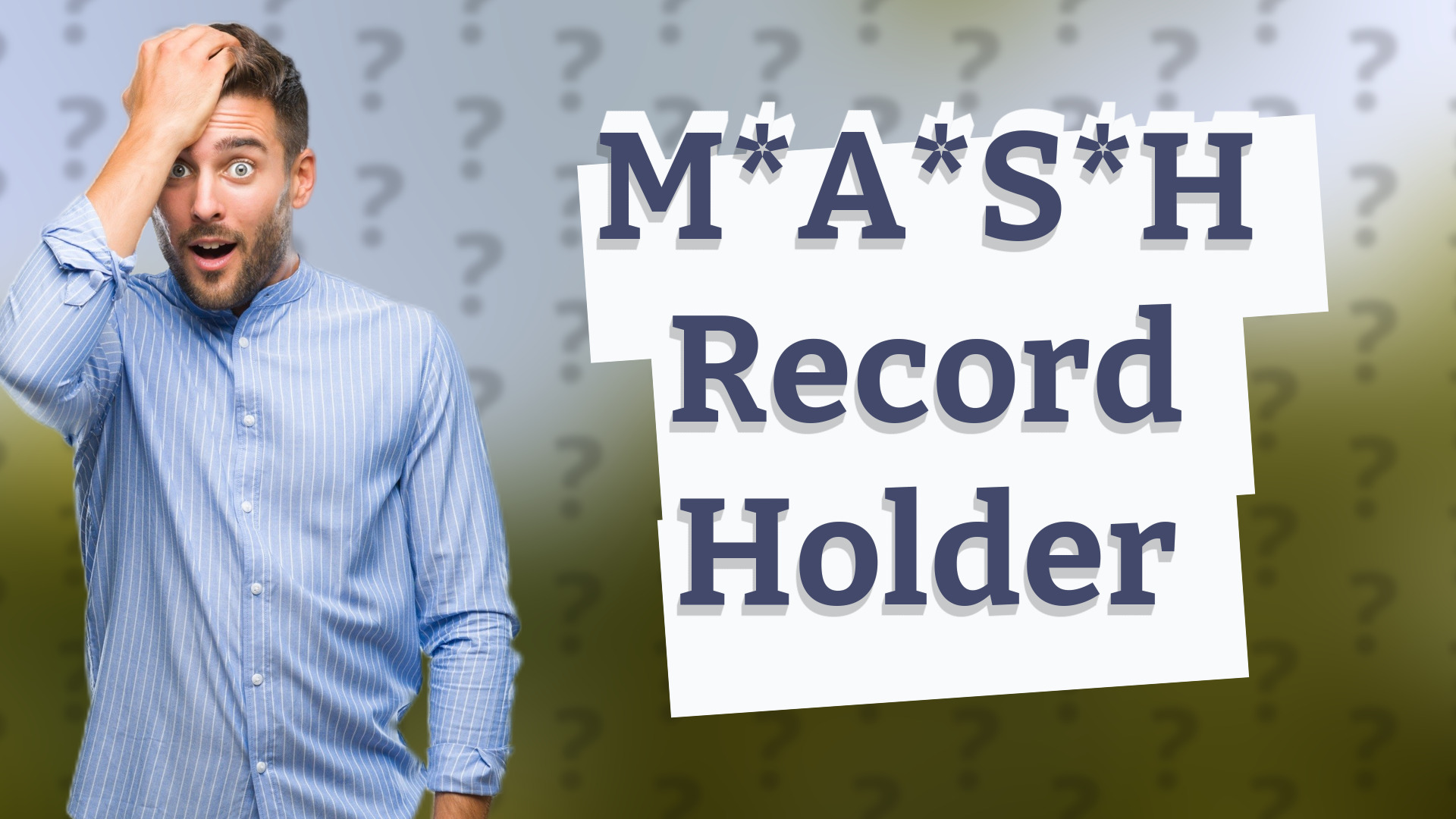 M*A*S*H Record Holder