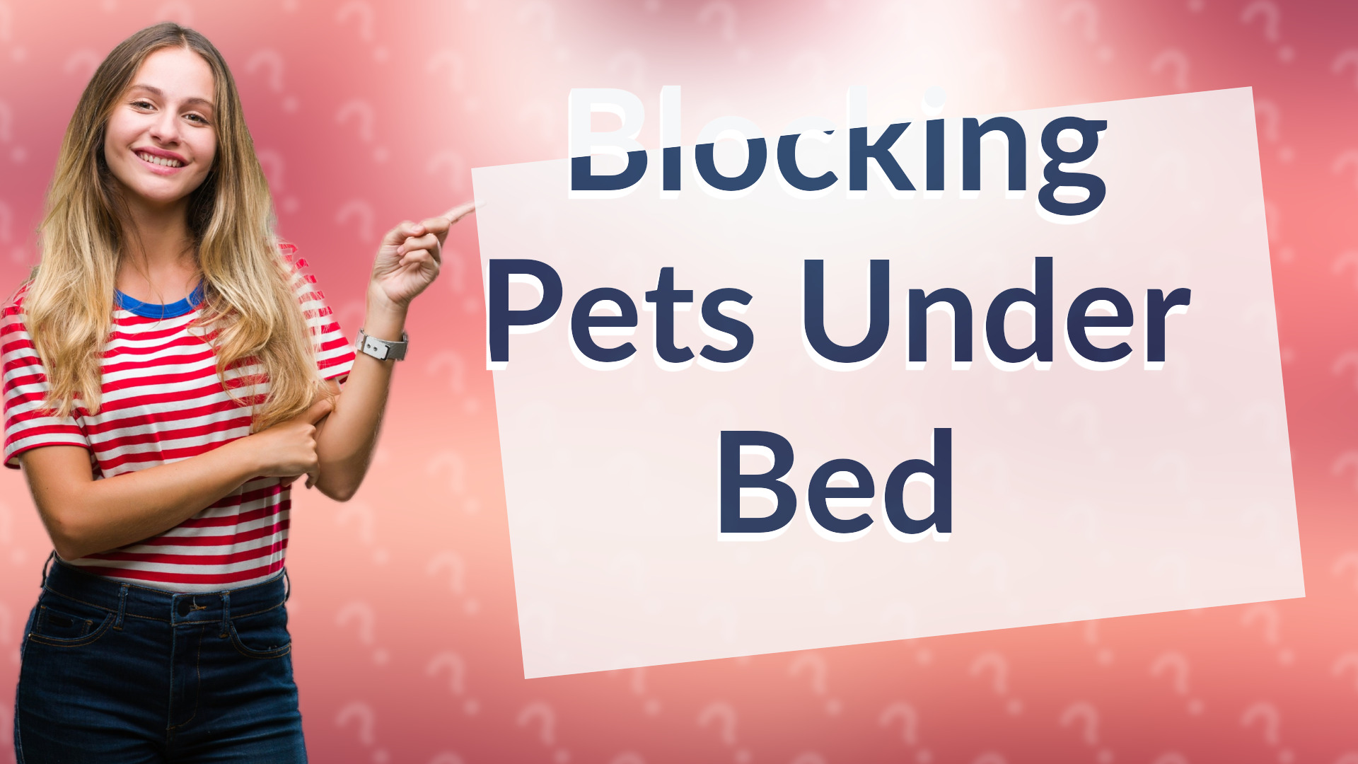 Blocking Pets Under Bed