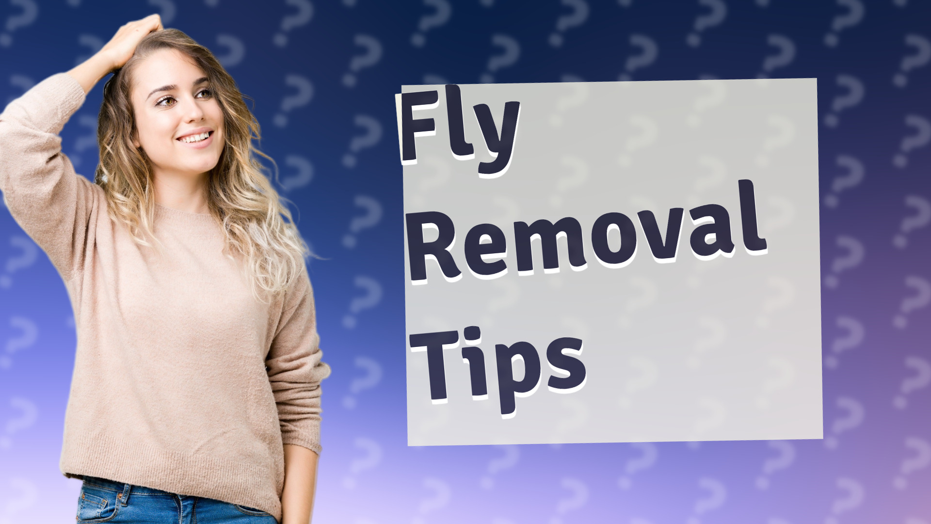 Fly Removal Tips