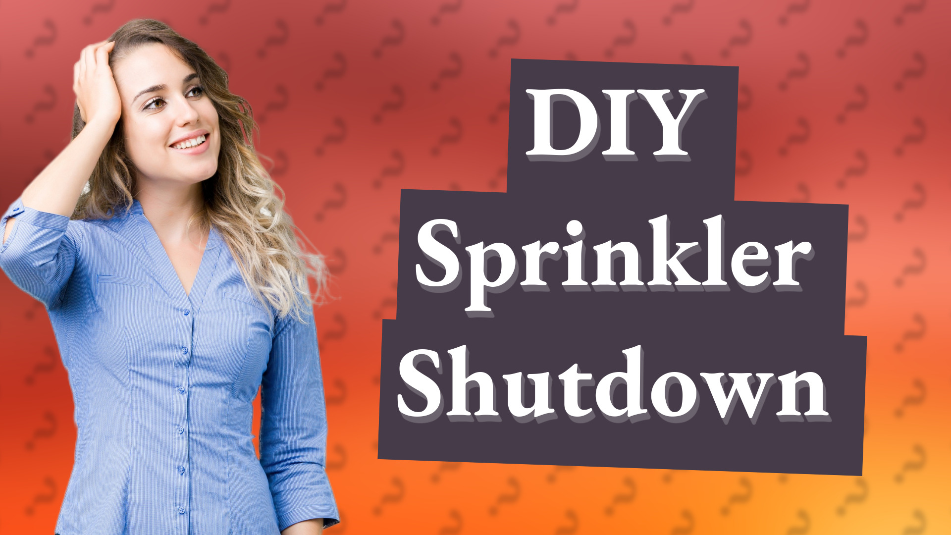 DIY Sprinkler Shutdown