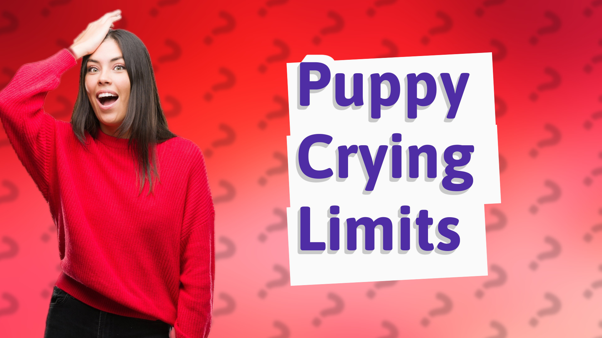 Puppy Crying Limits