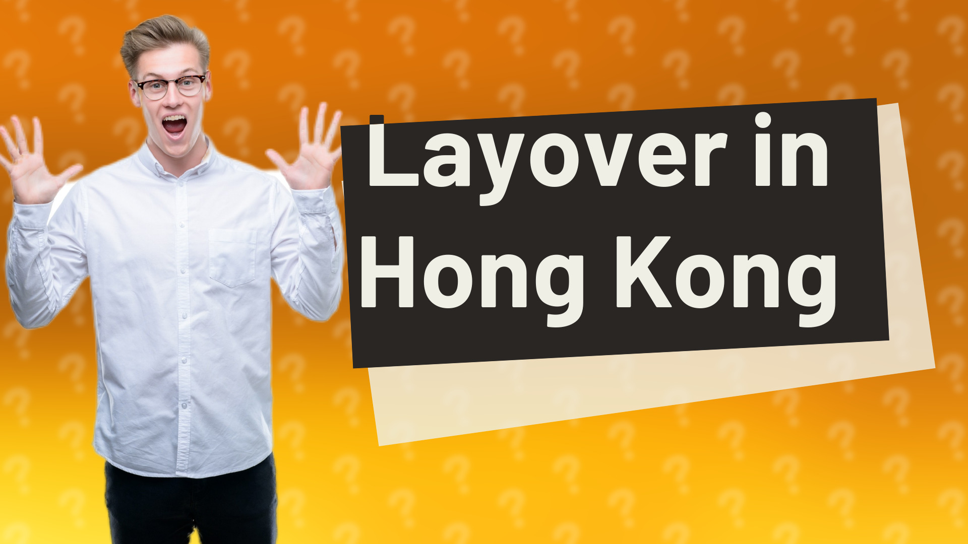 Layover in Hong Kong