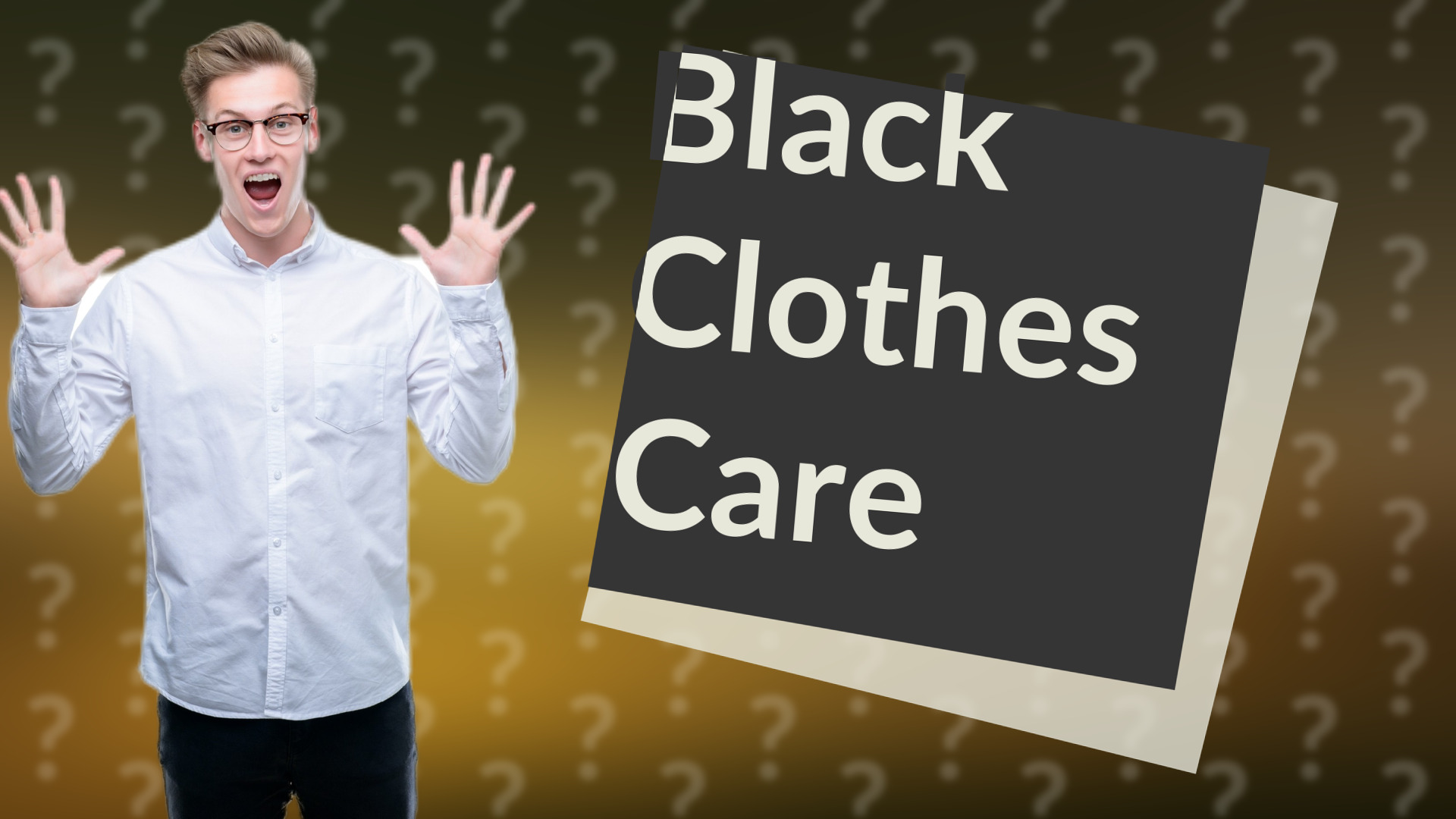 Black Clothes Care