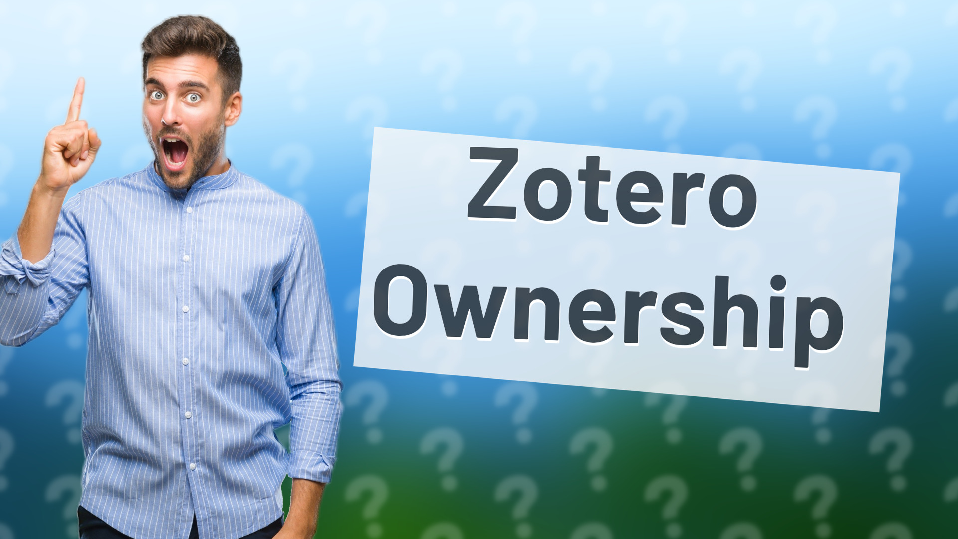 Zotero Ownership