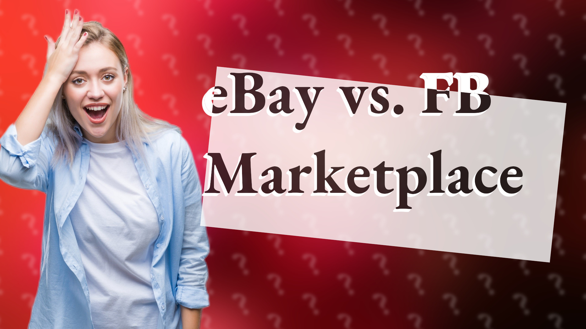 eBay vs. FB Marketplace