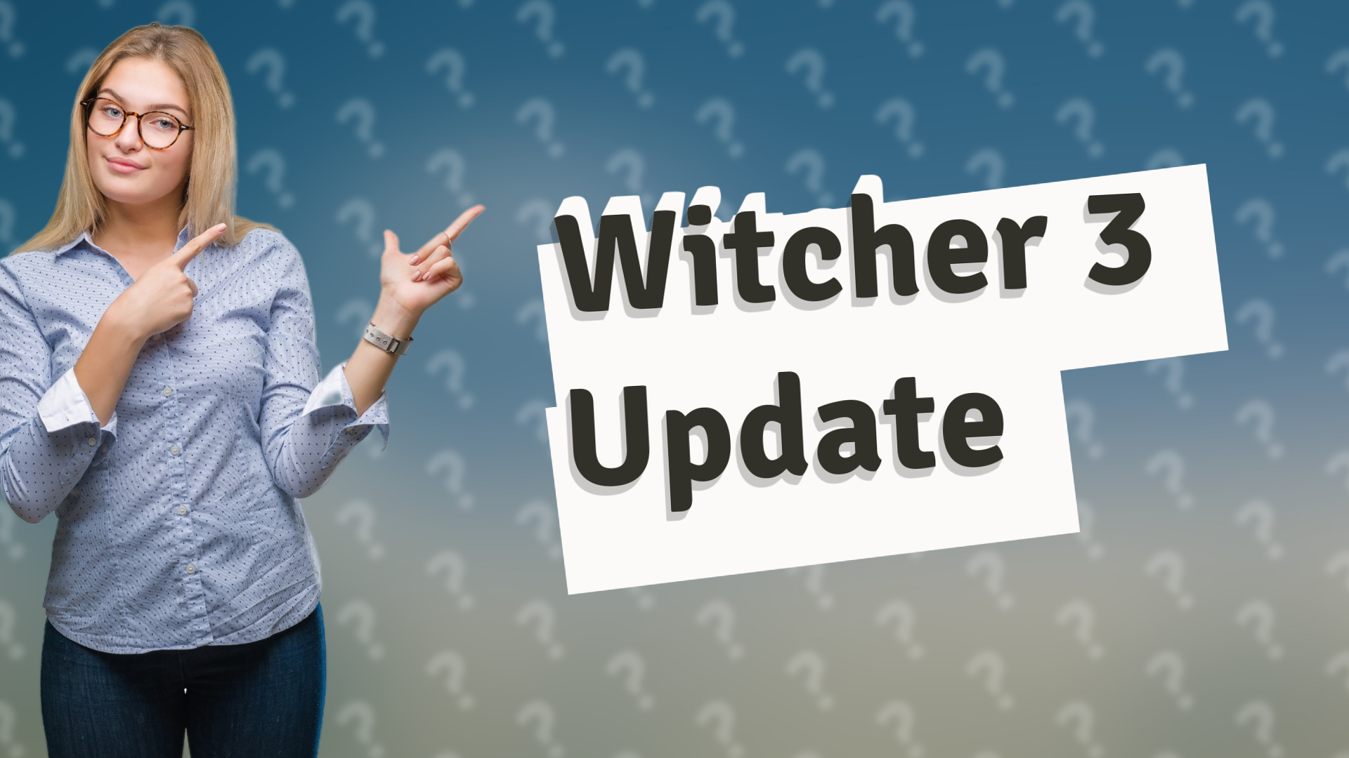 Witcher 3 Update