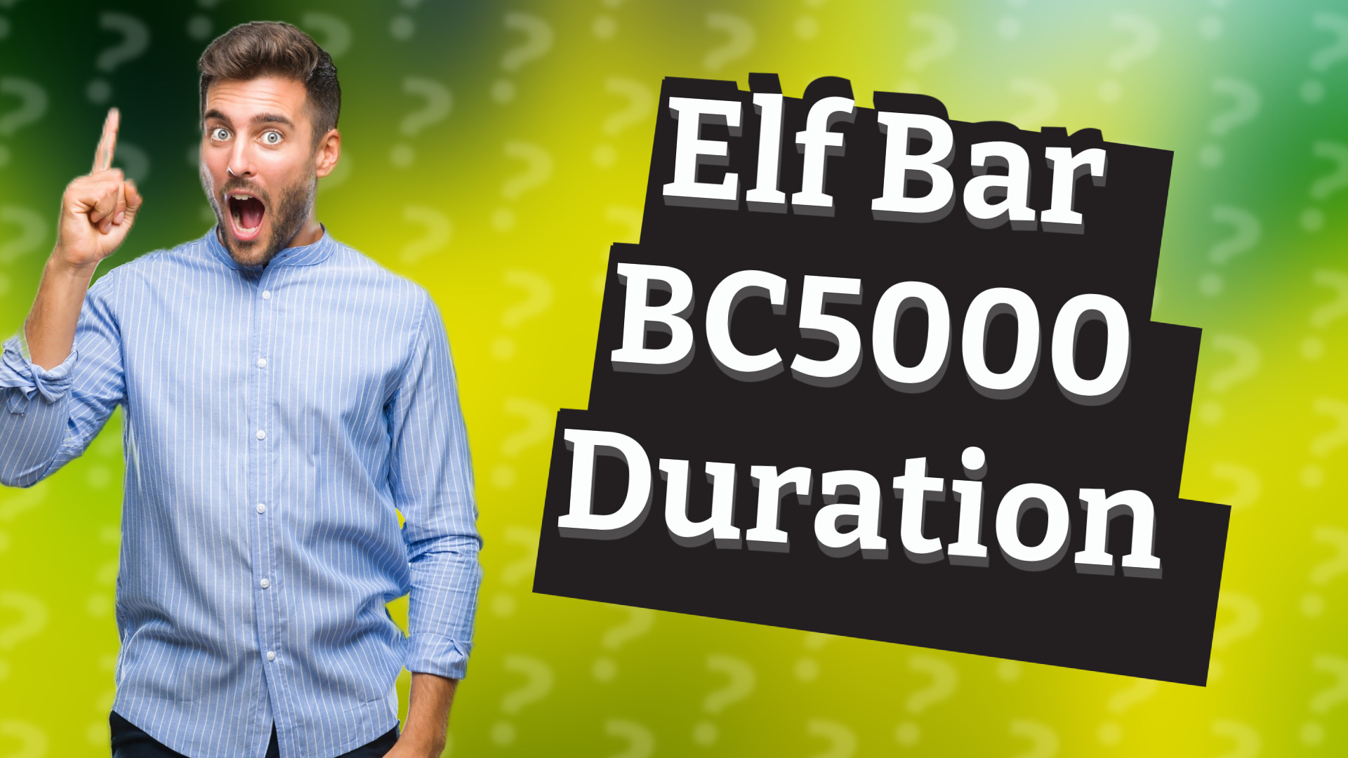 Elf Bar BC5000 Duration