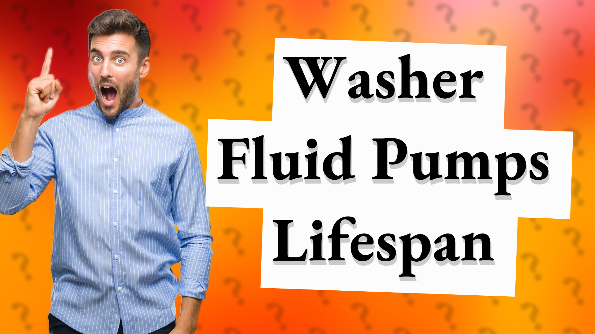 Washer Fluid Pumps Lifespan