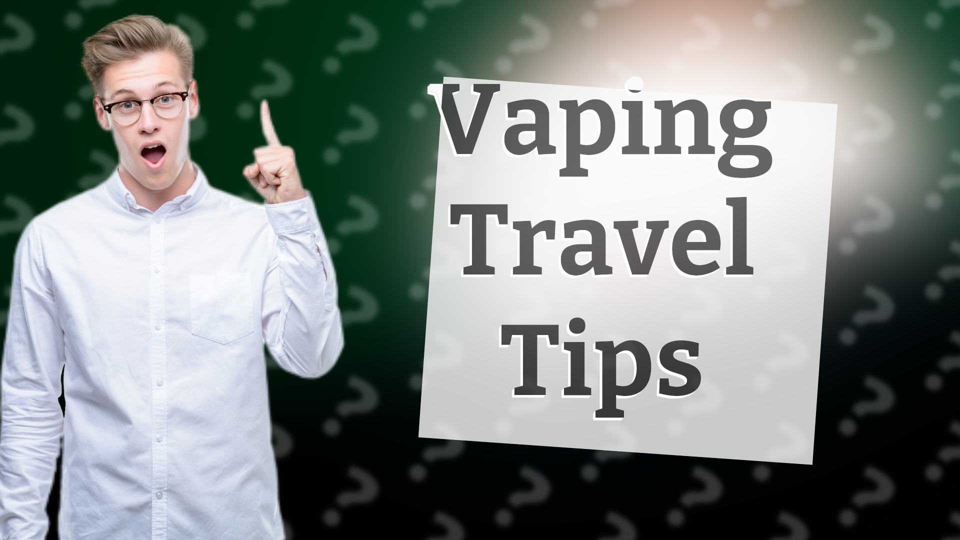 Vaping Travel Tips