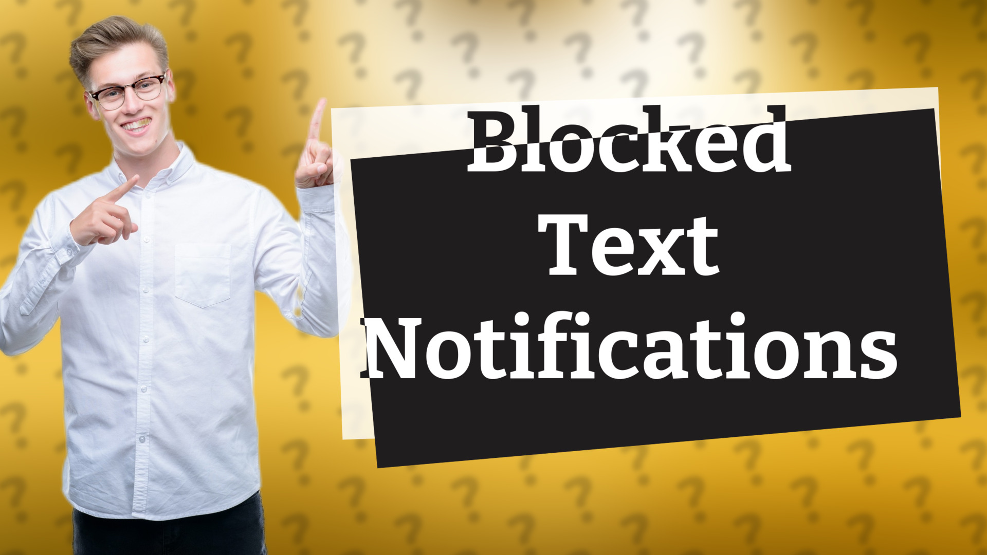 Blocked Text Notifications