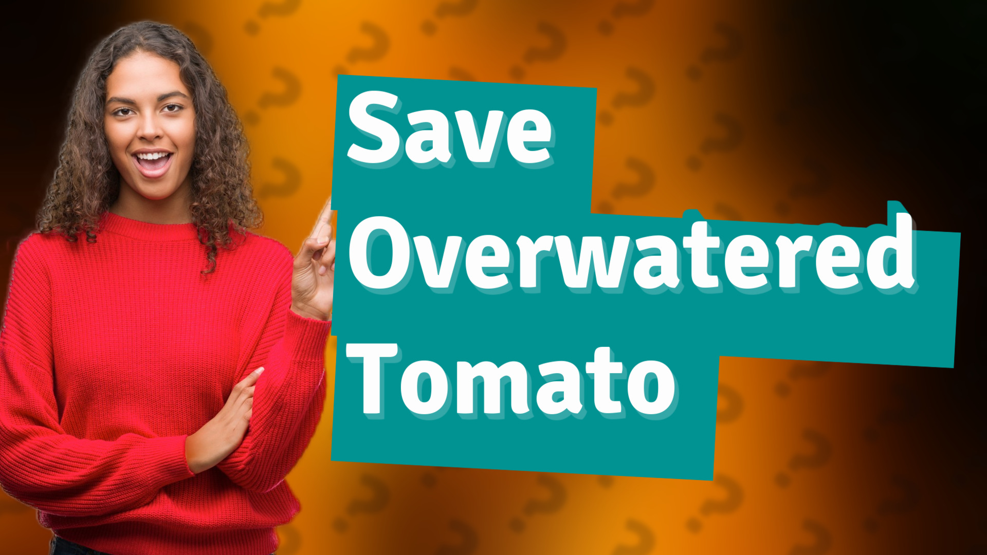 Save Overwatered Tomato