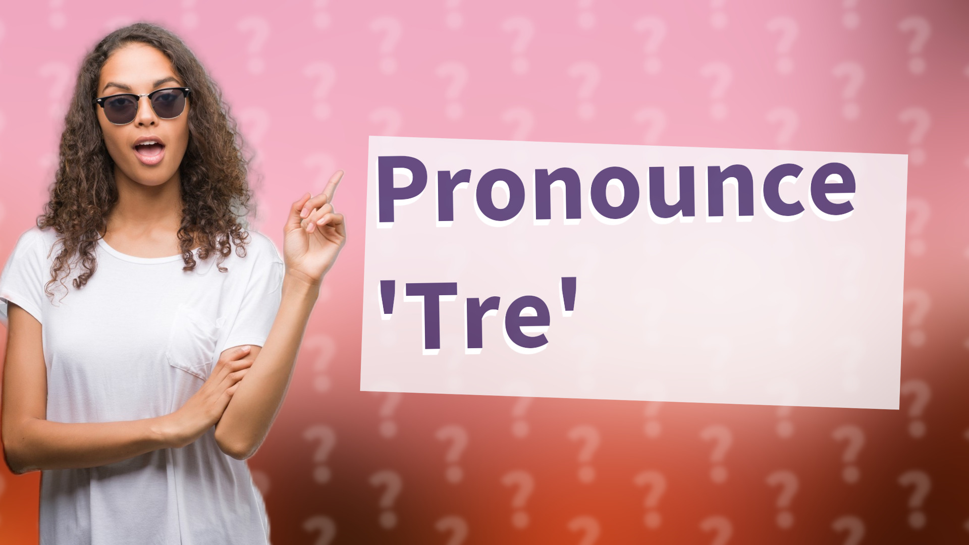 Pronounce 'Tre'
