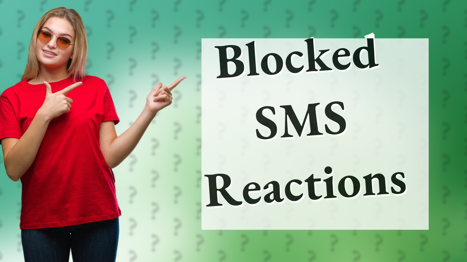 Blocked SMS Reactions