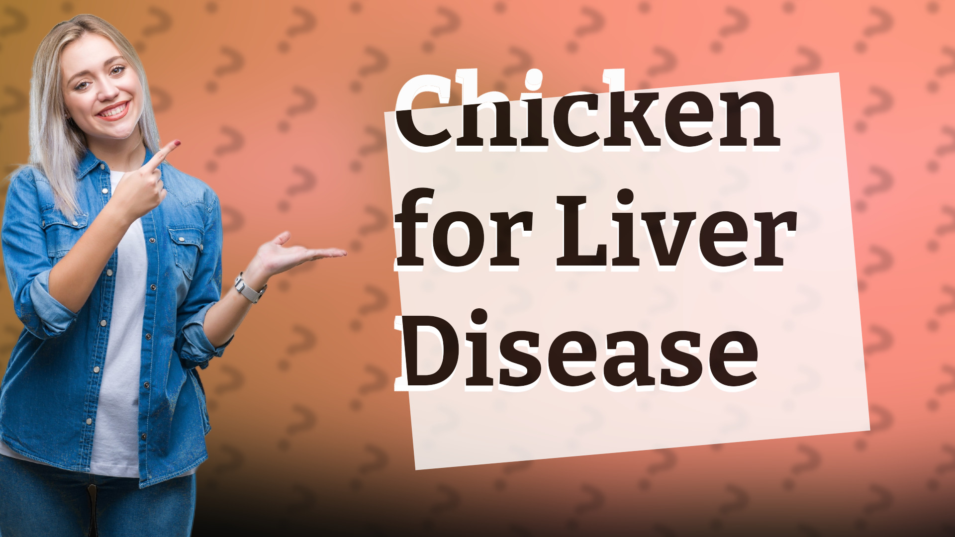 Chicken for Liver Disease