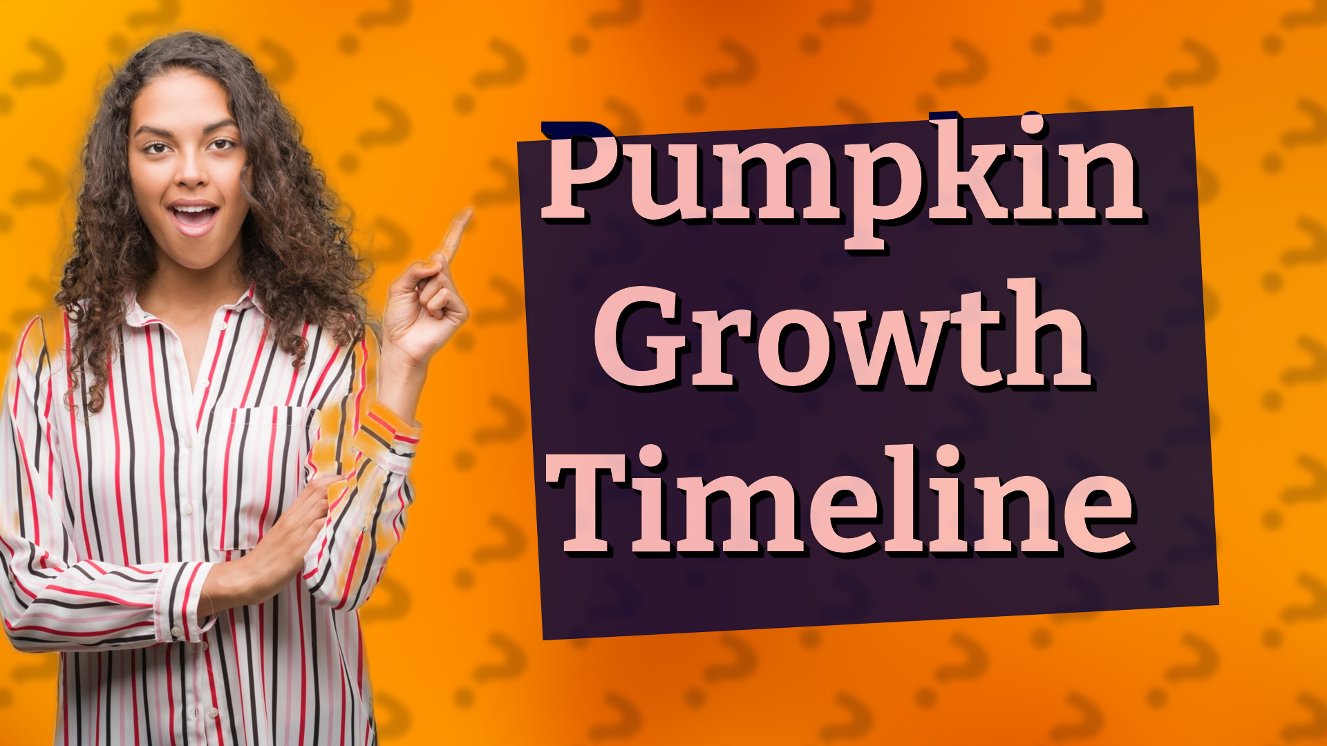 Pumpkin Growth Timeline