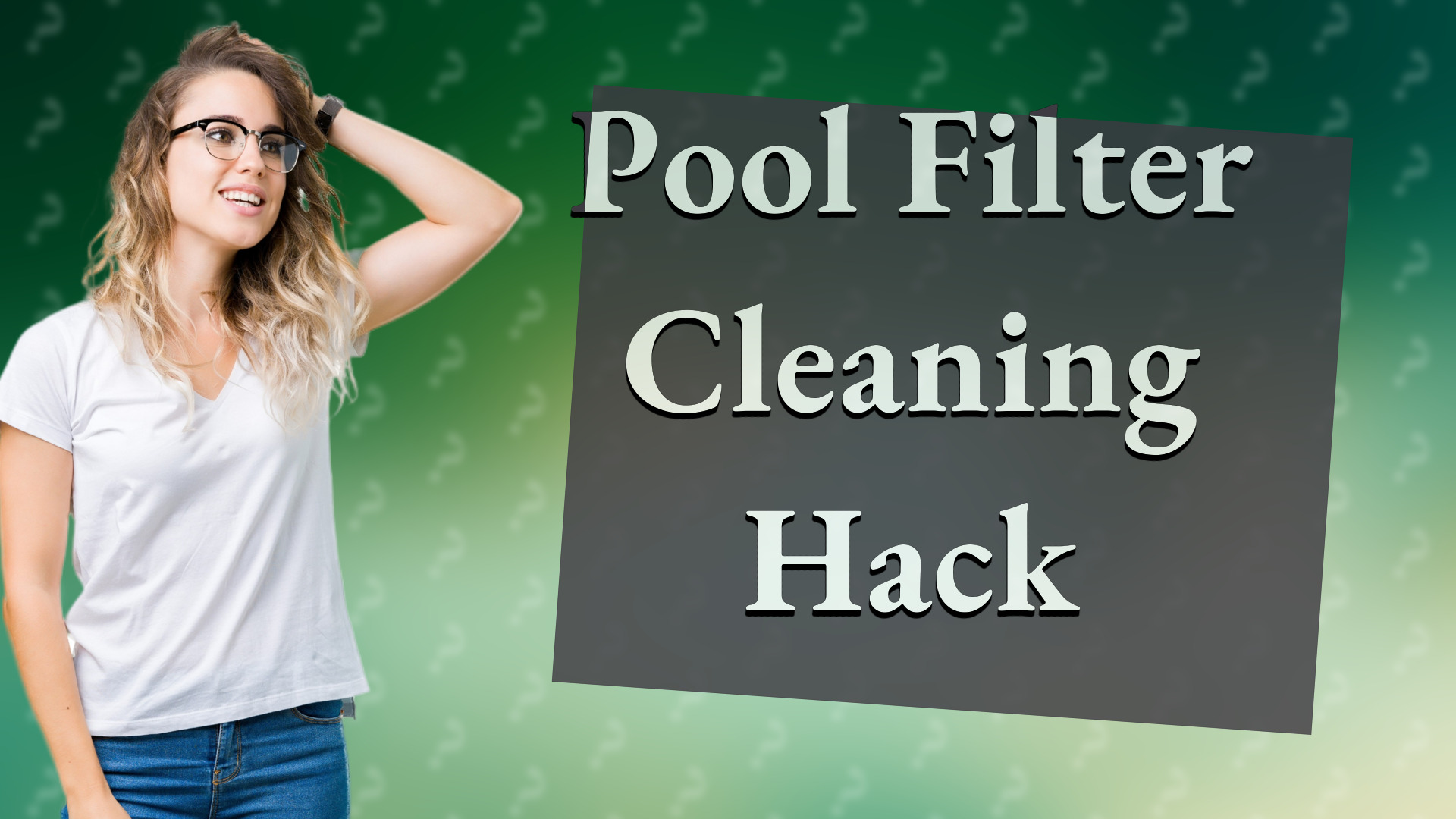 Pool Filter Cleaning Hack
