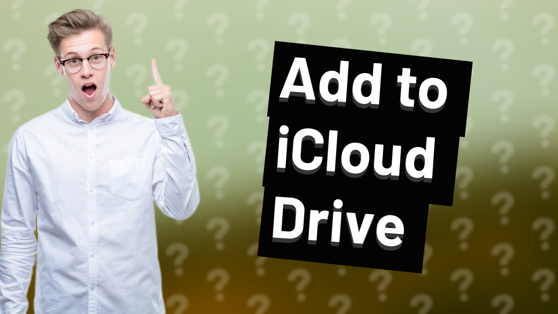 Add to iCloud Drive