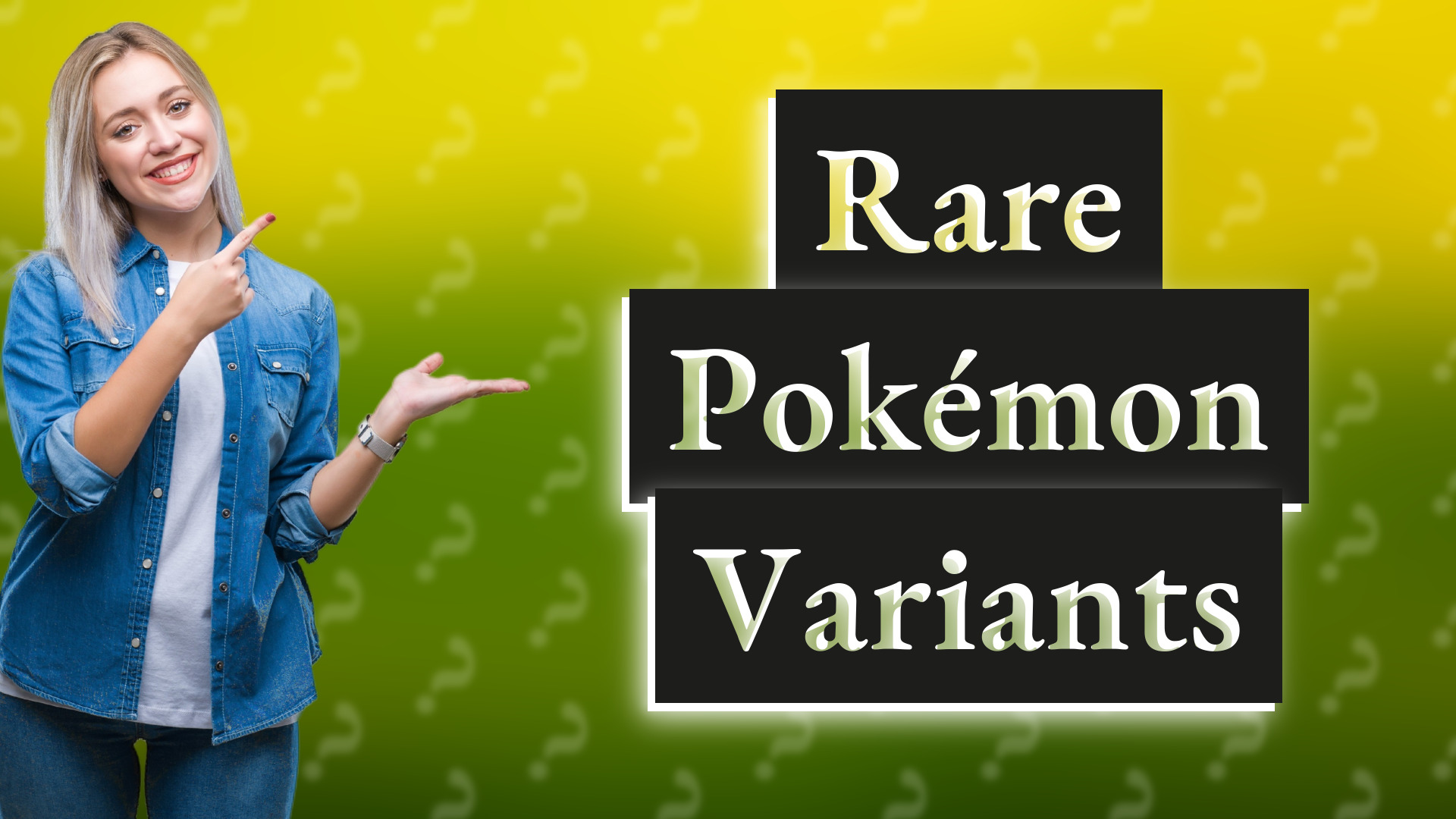 Rare Pokémon Variants