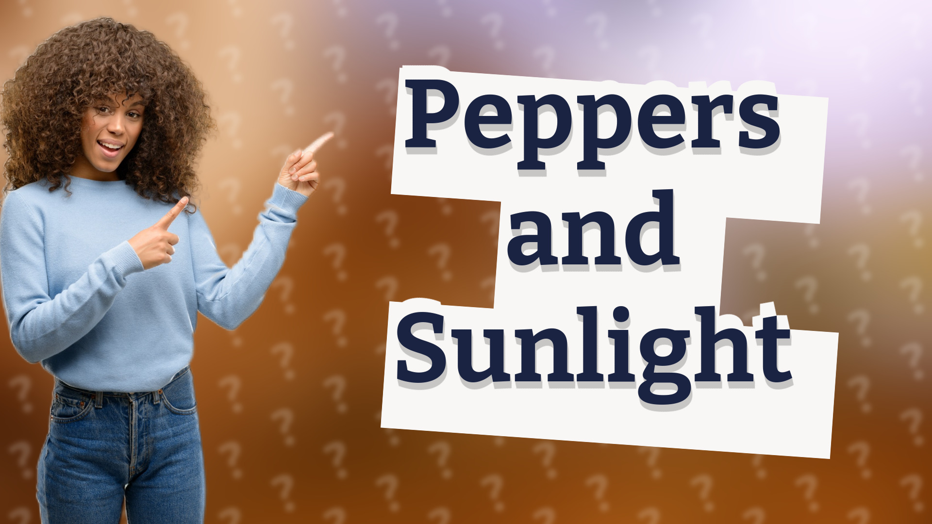 Peppers and Sunlight