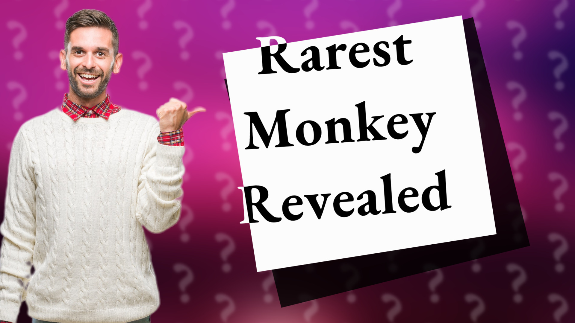 Rarest Monkey Revealed
