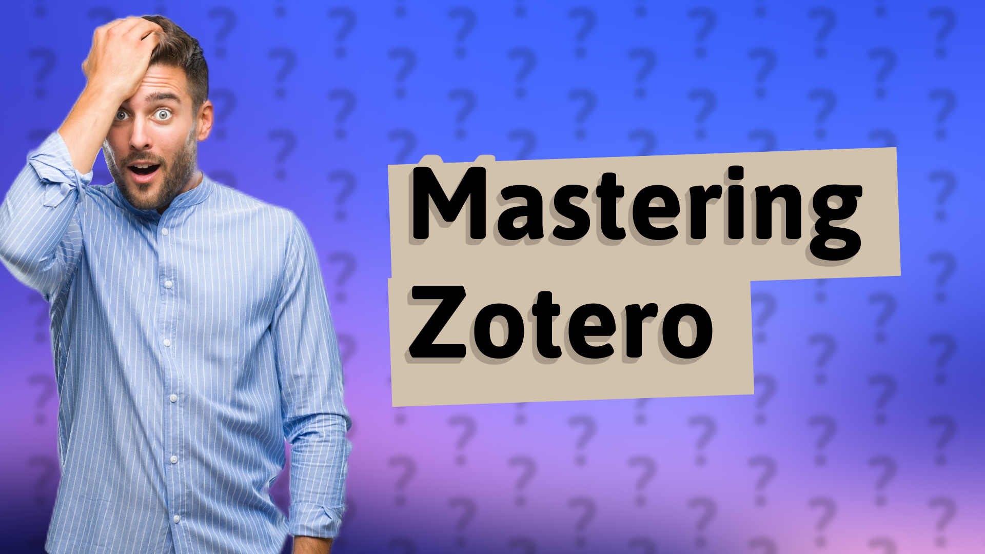 Mastering Zotero
