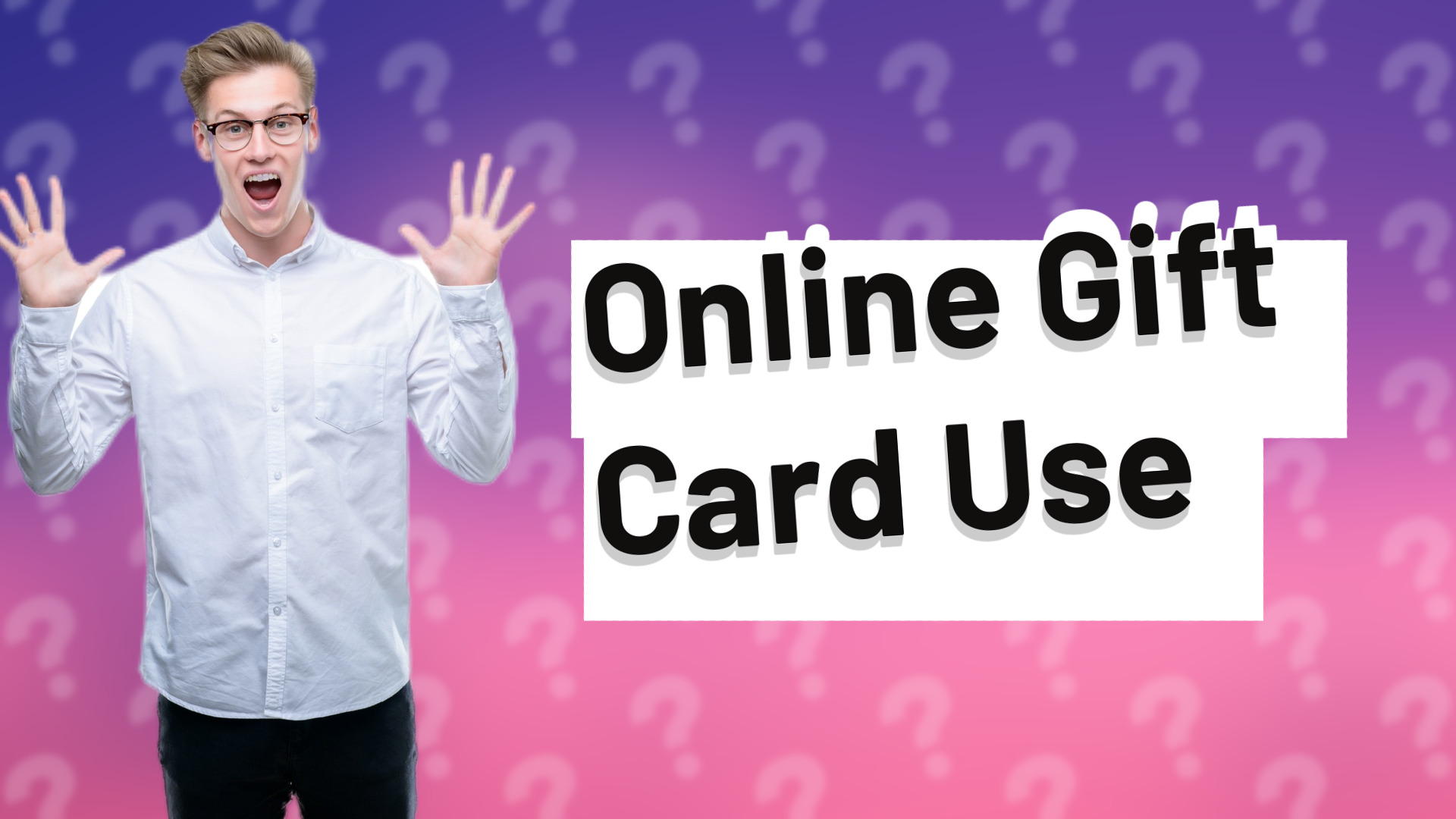Online Gift Card Use