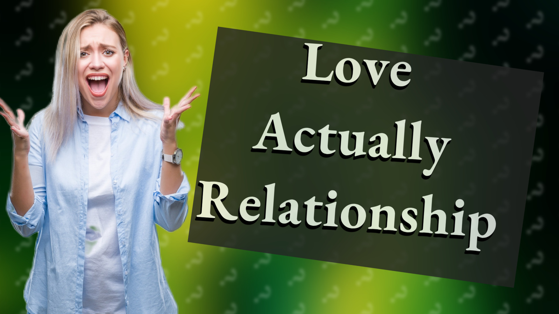 Love Actually Relationship